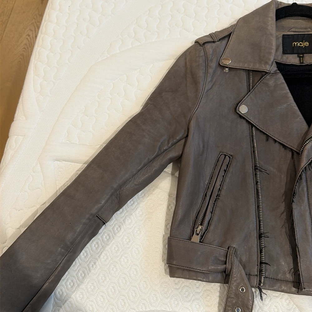 Maje Lamb leather jacket! - Picture 3 of 9